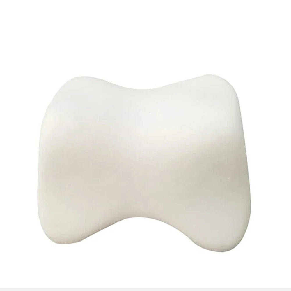 PU Leather Headrest Pillow Universal Car Neck Rest Head Support Cushion Set Breathable with Memory Foam Lumbar Pillow with Guard