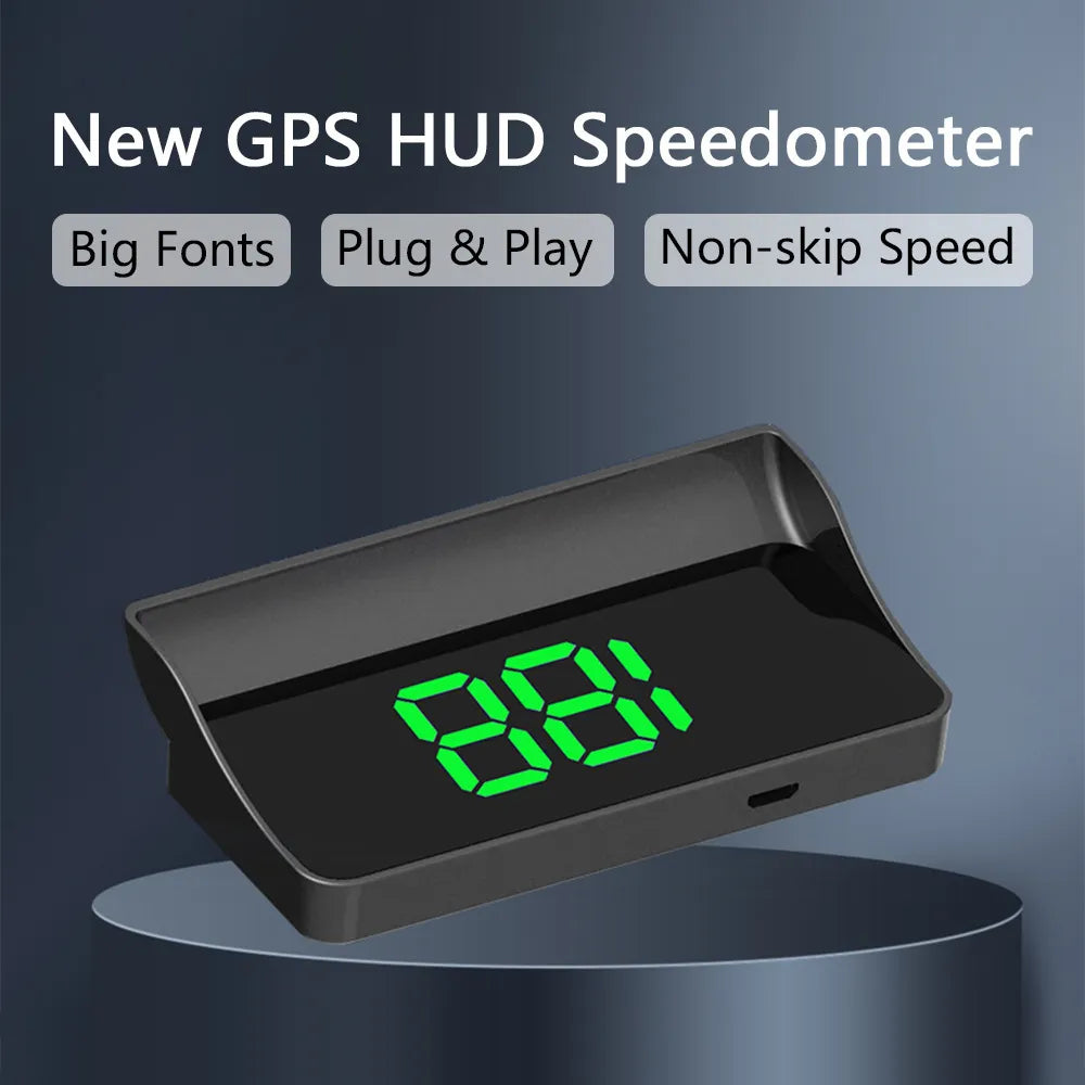 2024 HD Car Head Up Display HUD Windshield Projector GPS System for All Cars Speedometer Auto Electronics Accessories Speed KM/H